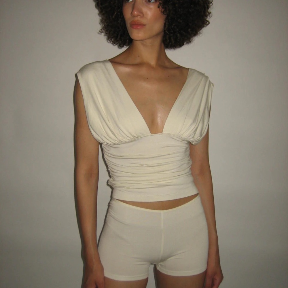 Zodiaque Hera Ivory Set- Tank & Short